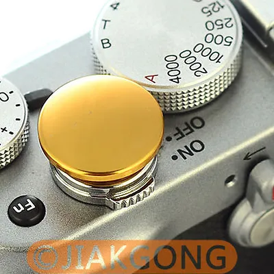 $3.61 • Buy Gold Metal Soft Release Button For Leica Contax Fujifilm X100 Size:L