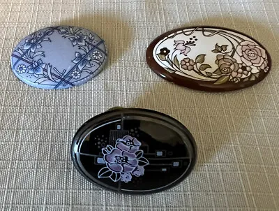 Vintage Michaela Frey Lot Of Three (3) Enamel Brooch Pins • $59.99