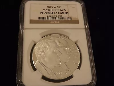 2015      March  Of  Dimes         NGC  PF 70 ULTRA CAMEO • $81.95