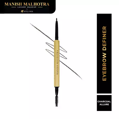 MyGlamm Manish Malhotra Precision Eyebrow Define - Charcoal Allure (0.3 G) • $30.51