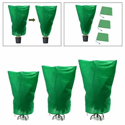 Heavy Duty Frost Protection Bags Plants Fleece Winter Jacket Garden Plant Cover • £6.99