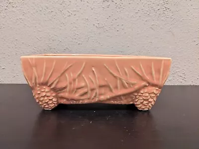 Vintage McCoy Pink Pinecone Planter  Rustic  Line • $22