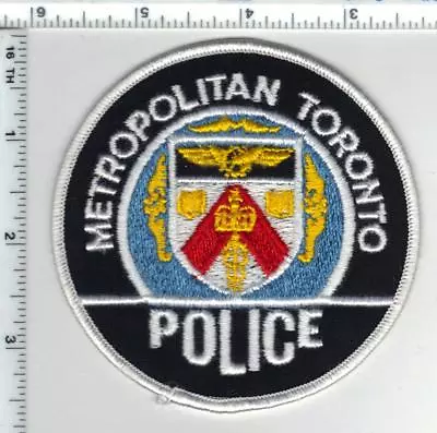 Metropolitan Toronto Police (Canada) First Issue Shoulder Patch • $24.95