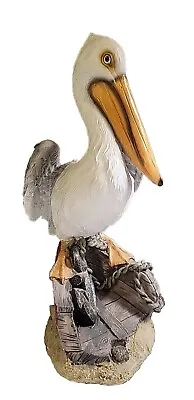 Daytona Beach Pelican Sculpture On Boat With Anchor  • $19.99