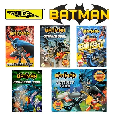 Batman | Colouring & Sticker Books Activity Pack | Fun Creative Activity Books • £5.99