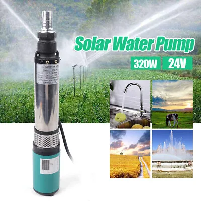 £90 • Buy 24V 320W DC Submersible Deep Well Water Pump Farm Solar Energy Water Pump 5m³/h