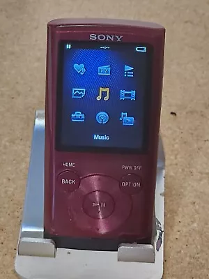 Sony Walkman NWZ-E354 Red 8GB Digital Media Player • $29.99