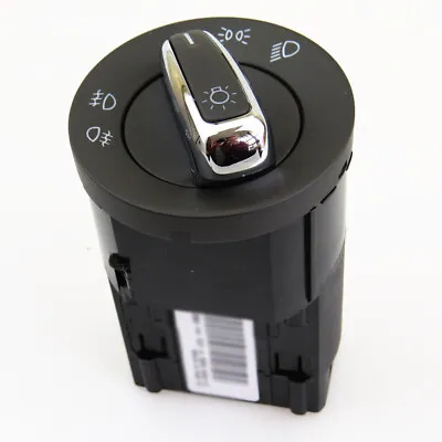 Chrome Headlight Fog Control Switch For VW Bora Beetle Golf Jetta MK4 Passat B5 • $15.79