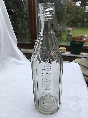 12-sided Fluted 'MONSTERS' Bottle Mineral Water Lemonade Bottle Soda Stream • $21.07