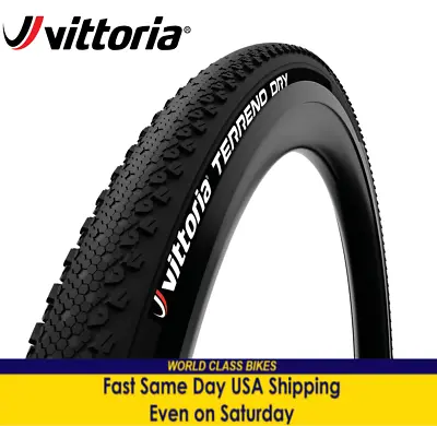 Vittoria Terreno Dry 700x35c / 37-622 Folding Gravel Tire Not Tubeless Ready • $40.99