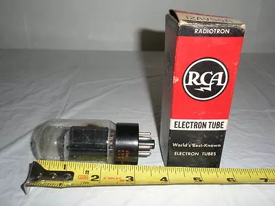 SILVERTONE RCA 12AV5GA VINTAGE VACUUM TUBE Amp Ham ShortWave Radio Power Pre • $9.99