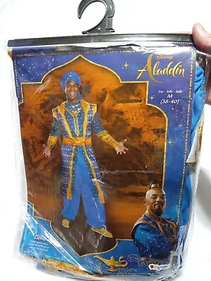 Disguise 22776T Mens Multicolor Disney Genie Aladdin Deluxe Costume Size Medium • $49.99