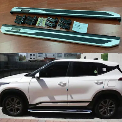 Running Board Fits For KIA Seltos 2021-23 Side Step Protect Beam Stairs Nerf Bar • $573.71