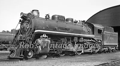 M & STL Minneapolis & St Louis Railroad Photo 2-8-2 Steam Locomotive #634Train   • $8.48