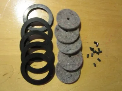 Miners 5 GASKETS & 5 FELT FILTERS &8 Flints For  CARBIDE CAP LAMPS / REBUILD • $25