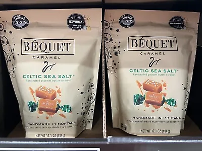 $46.90 • Buy Bequet Caramel Celtic Sea Salt Bag 2 PACK Bequet Celtic Sea Salt