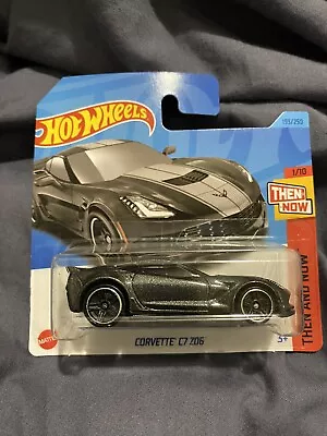 Hotwheels Corvette C7 Z06 Short Card 1/10 Then And Now Series 193/250 • $5.99