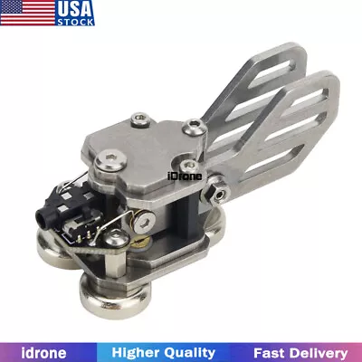 Stainless Steel CW Morse Key Portable Telegraph Key Paddle Key Magnetic Base US • $40.56