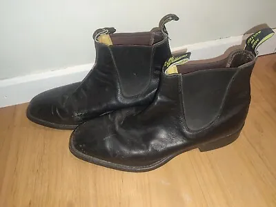 R.M. Williams Mens  Comfort Craftsman  Boots In Black Size RM AUS 11 • $180