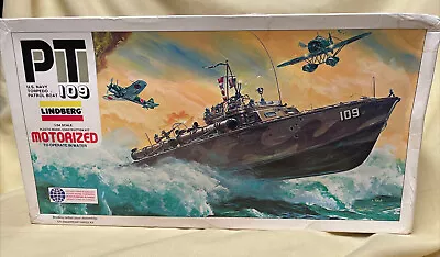 Lindberg PT 109 U.S Navy Torpedo Patrol Boat 1/64 Motorized - Model Kit -L T JFK • $55