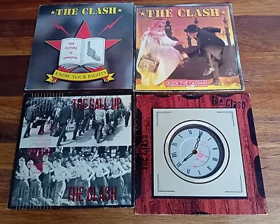 The Clash 7  Vinyl Bundle Sex Pistols Ramones Damned  • £7.50