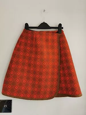 Vintage Craft Centre Collection Welsh Wool Wrap Skirt Size XS W24-26   • £24.99