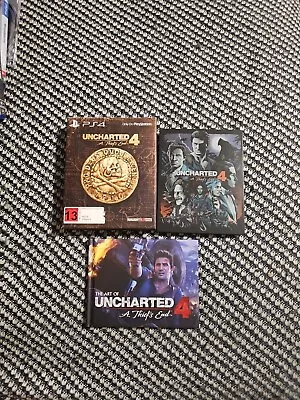 Uncharted 4 A Thief's End  Special Collector's Edition For The PS4 Steelbook • $53.99