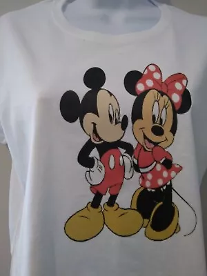 Mickey And Minnie Mouse Womens T Shirt Size 3x Large So Cute • $9.99