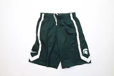 Nike Mens Size Large Vented Michigan State University Basketball Shorts Green • $44.95