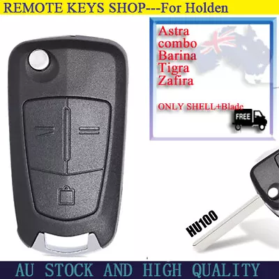 3Button Flip Remote Car Key Shell Suitable For Holden  Captiva Epica Vectra 2003 • $13.17