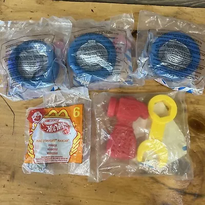 Vintage Hot Wheels Tools 1990's Lot Of 5 Under-3 McDonalds Happy Meal Toys MIP • $9.99