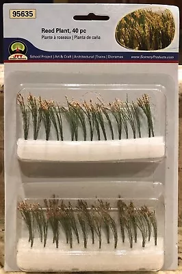 JTT SCENERY 95635 REED PLANT O-SCALE  2  HIGH (5cm)   40 PER PACKAGE  JTT95635 • $8.75