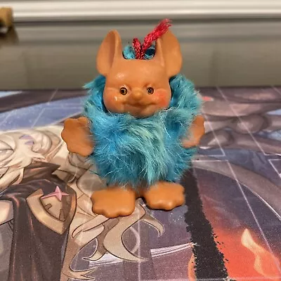 Vintage 1968 Rauls Happy Gang Merry Mouse Troll Blue Fur 3.25 Inch • $60