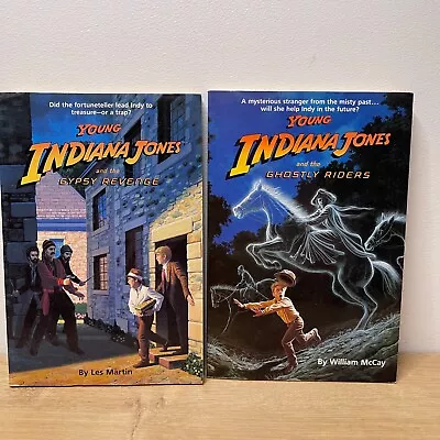 Young Indiana Jones Series Book #6 & # 7 By Les Martin Cult 90s • $9.95