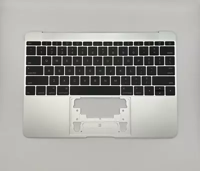£39.99 • Buy Apple Macbook 12  Retina A1534 2015 - 2017 Palmrest US Keyboard Top Case Silver