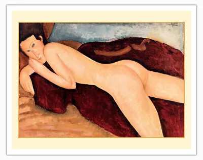 Reclining Nude From The Back By Amedeo Modigliani 1917 • $15.98