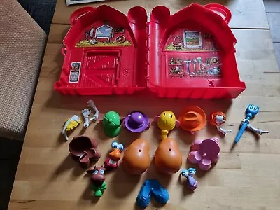 Mr & Mrs Potato  Head Farm Set Plus Accessories Kids Rare Play Set Carry Case • £14