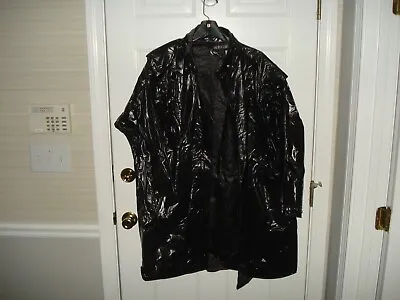 Waterfalls Womens One Size 100% PVC Vinyl Raincoat. Great Shape! • $29.95