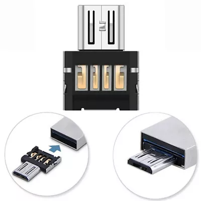 USB OTG ADAPTER Mini Sized USB To Micro-B Lot Of 10 • $4.75