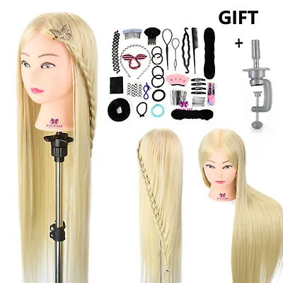 £13.99 • Buy 30inch Cosmetology Practice Training Head Hairdressing Styling Mannequin Doll UK