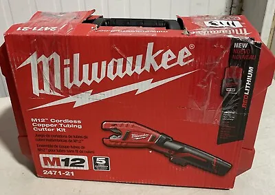 Milwaukee 2471-21 M12 12V Lithium-Ion Cutter Kit - Red USED • $129.95