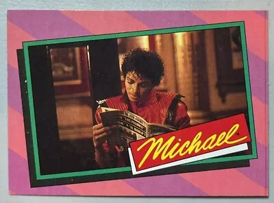 1984 MJJ Productions Michael Jackson Series 1 Trading Card #20 • $2.50