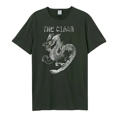 £17.24 • Buy Size S - CLASH - Clash - New Dragon Amplified Small Vintage Charcoal T - U600S