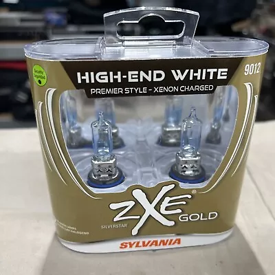 Sylvania Silverstar ZXE GOLD 9012 9012SZG.PB2 Pair Set Headlight Bulbs NEW • $28.99