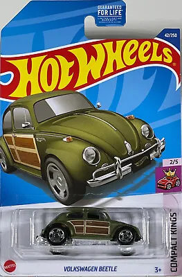 Hot Wheels Volkswagen Beetle (Green) Woodie • $3.99