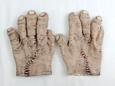 Frankenstein Monster Hands 2002 Paper Magic Group Halloween Costume Prop Gloves • $18.96