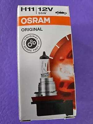 1 Osram Sylvania OEM H11 Halogen Bulb Lamp 64211L+ 12V 55W • $10