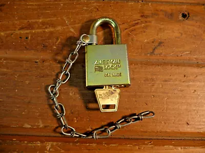 US Military Padlock American Lock 5200 Series W KEY • $12