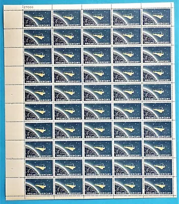 US Scott 1193 Project Mercury 1962 Space  MNH Sheet Of 50 4 Cent 4c Stamps • $13.88