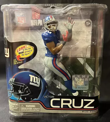 McFarlane 2012 Victor Cruz New York Giants Series 31 Sports Pick Debute Blue • $21.99